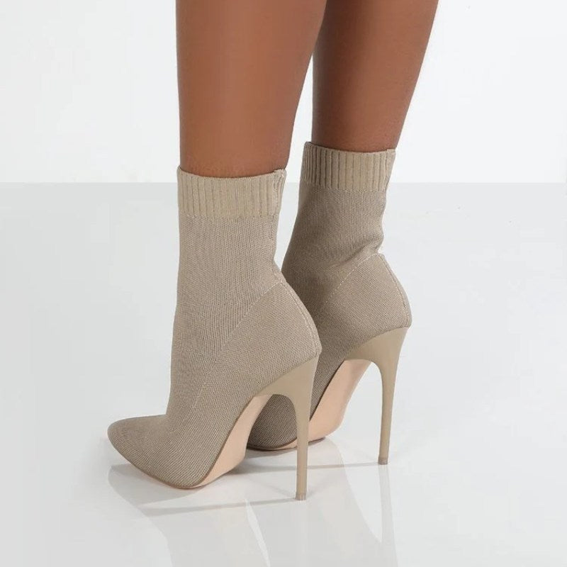 Bottes à Talons en Maille