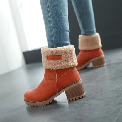 Bottines Féminines d'Hiver en Suède