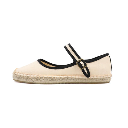 Breathable Canvas Espadrilles for Women – Comfortable Mary Jane Style
