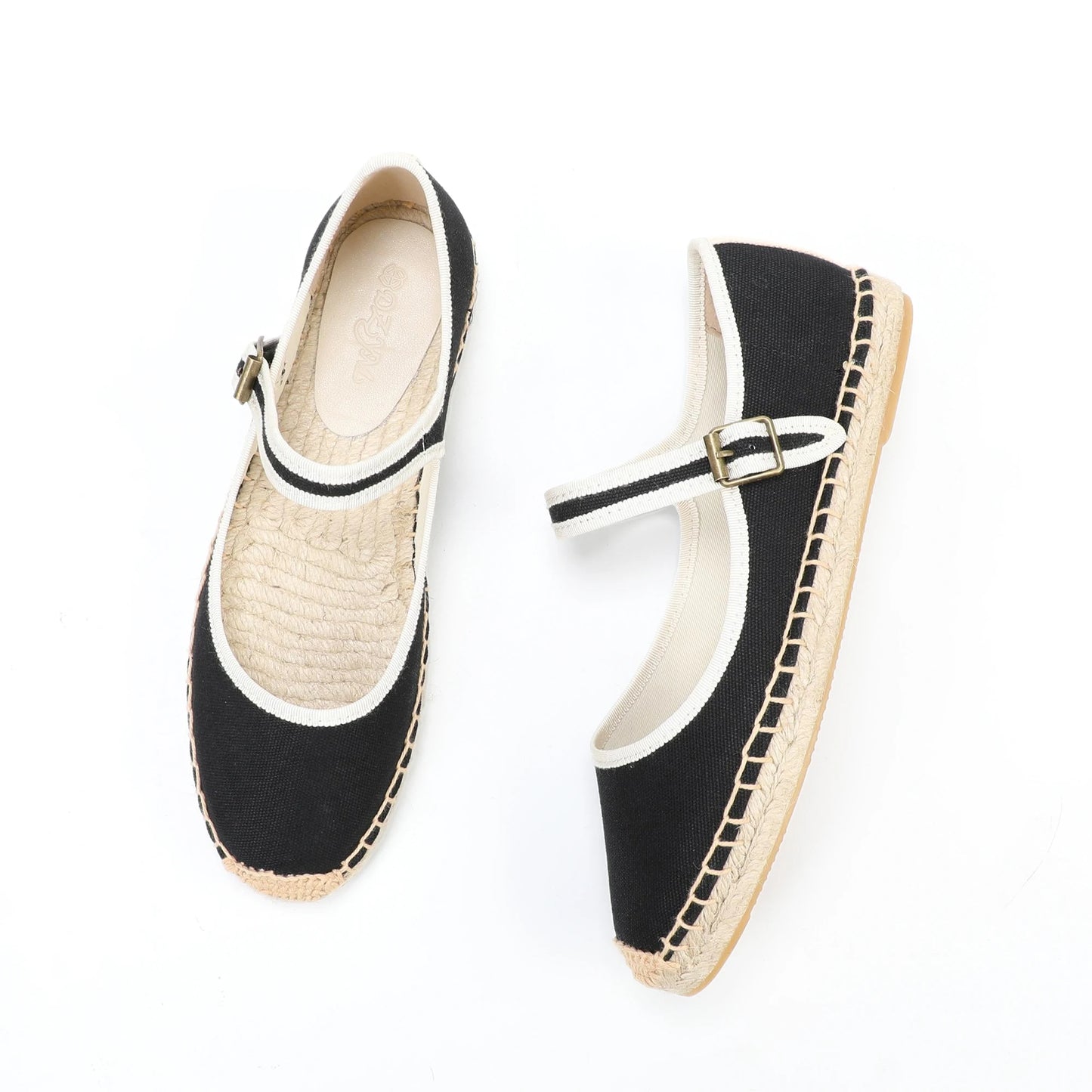 Breathable Canvas Espadrilles for Women – Comfortable Mary Jane Style