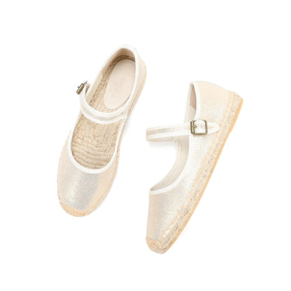 Breathable Canvas Espadrilles for Women – Comfortable Mary Jane Style