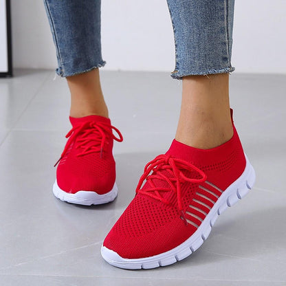 Breathable Knit Sneakers for Women – Lightweight & Comfortable