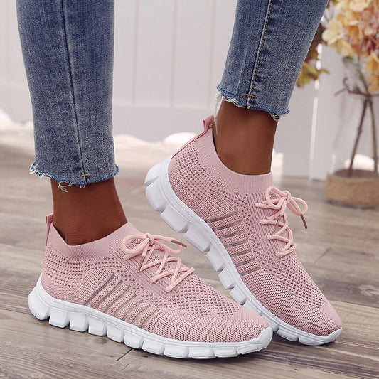 Breathable Knit Sneakers for Women – Lightweight & Comfortable