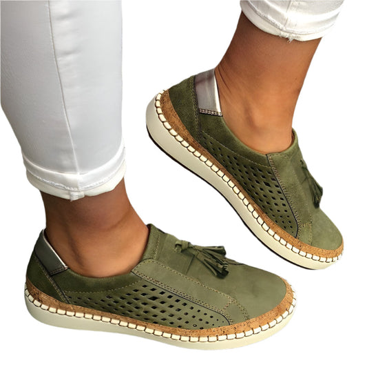Breathable Slip-On Sneakers for Women – Stylish & Comfortable Fit