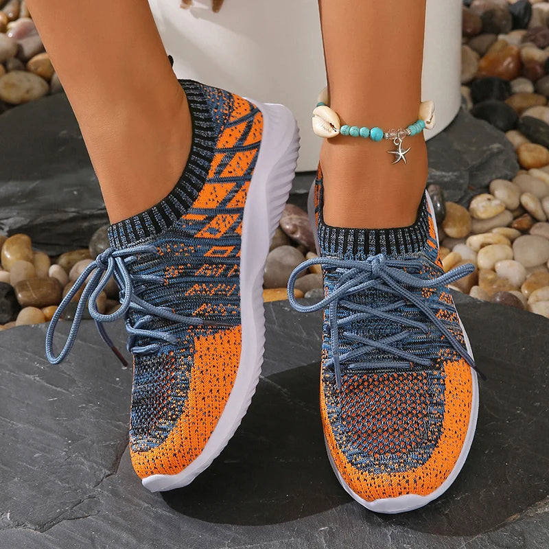 Breathable Knit Sneakers for Women – Lightweight & Comfortable