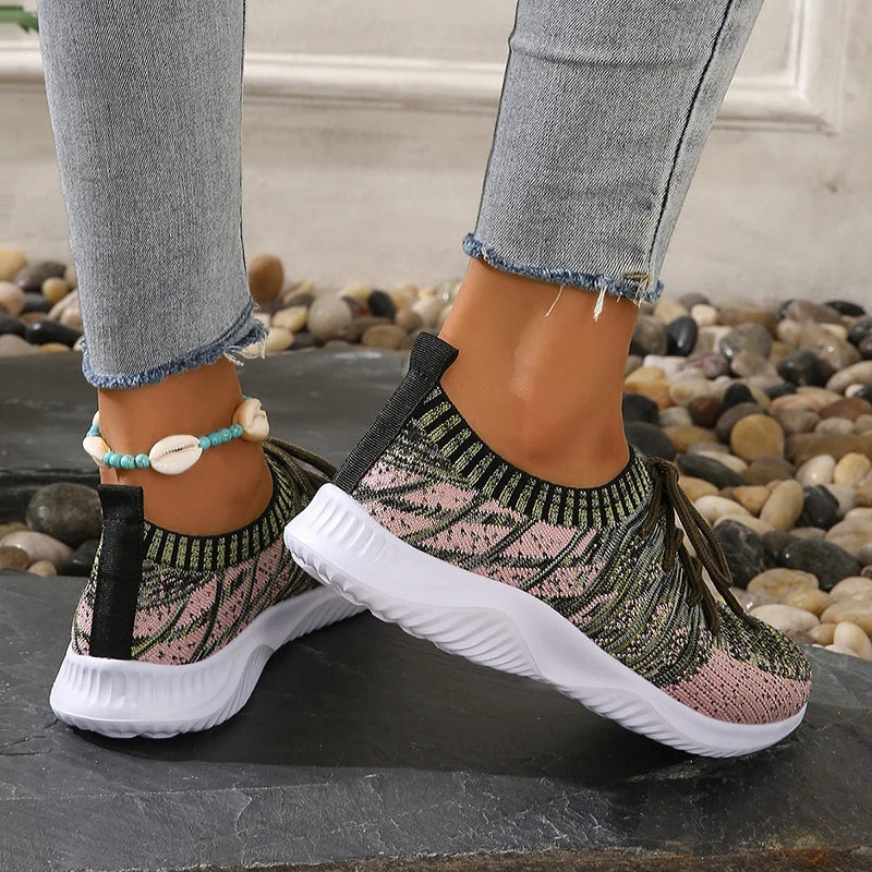 Breathable Knit Sneakers for Women – Lightweight & Comfortable