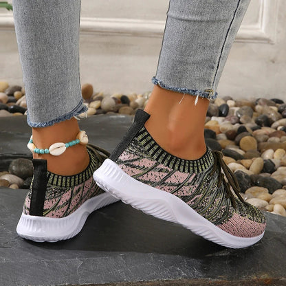 Breathable Knit Sneakers for Women – Lightweight & Comfortable