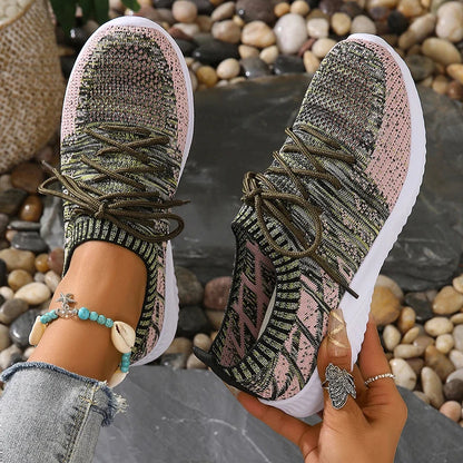 Breathable Knit Sneakers for Women – Lightweight & Comfortable
