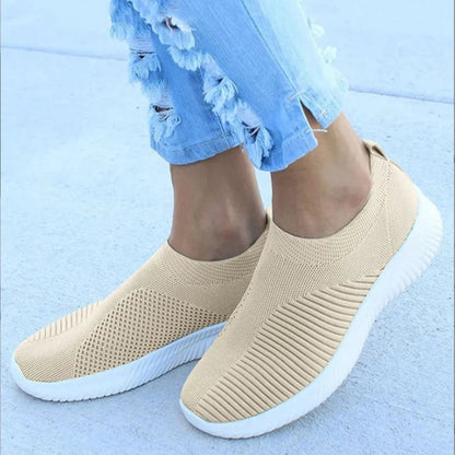 Breathable Slip-On Sneakers for Women – Effortless Style & Comfort