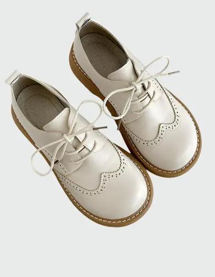Brogue Style Oxford Shoes for Women – Wide-Fit Comfort & Elegant Design-Caliboot