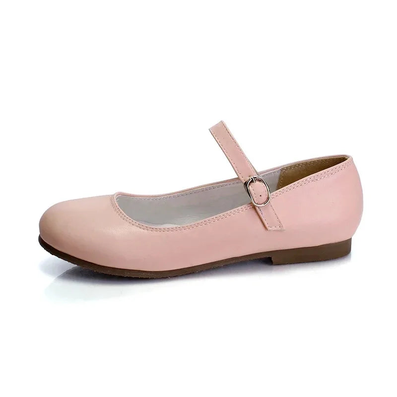 Buckle Strap Black Ballet Flats for Women – Stylish & Comfortable Everyday Footwear