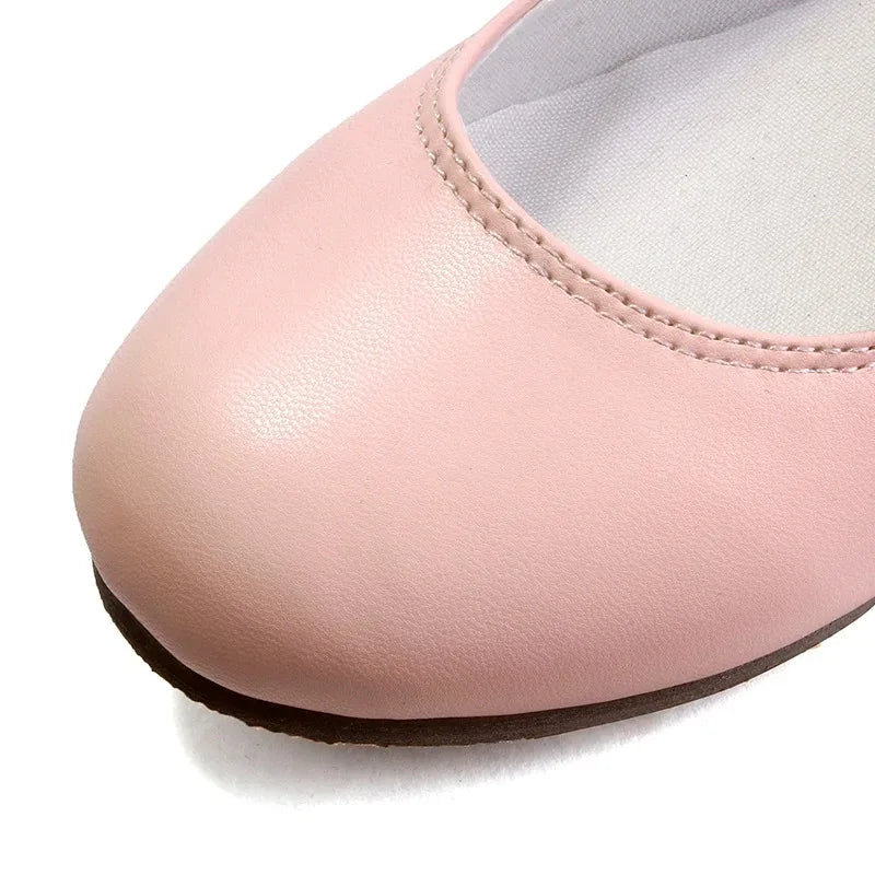 Buckle Strap Black Ballet Flats for Women – Stylish & Comfortable Everyday Footwear