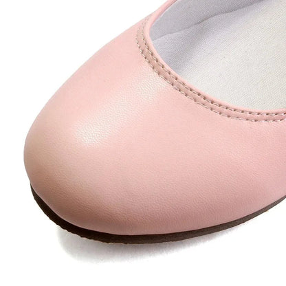 Buckle Strap Black Ballet Flats for Women – Stylish & Comfortable Everyday Footwear