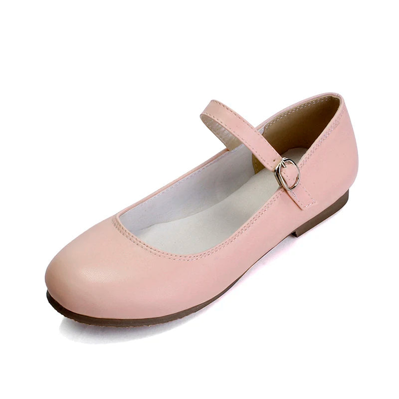 Buckle Strap Black Ballet Flats for Women – Stylish & Comfortable Everyday Footwear