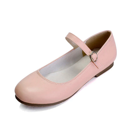 Buckle Strap Black Ballet Flats for Women – Stylish & Comfortable Everyday Footwear