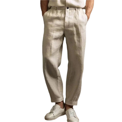 Casual Homme – Pantalon En Lin Homme – Confort Léger Pour L'Été 0