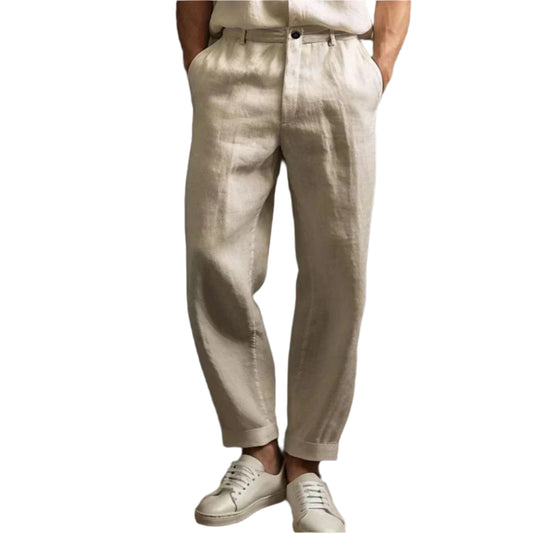 Casual Homme – Pantalon En Lin Homme – Confort Léger Pour L'Été 0