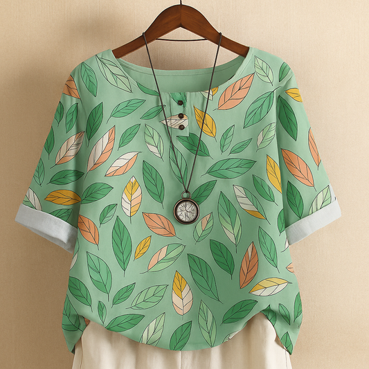 Xenia - Blouse Imprimée pour Femmes – Confortable & Stylée