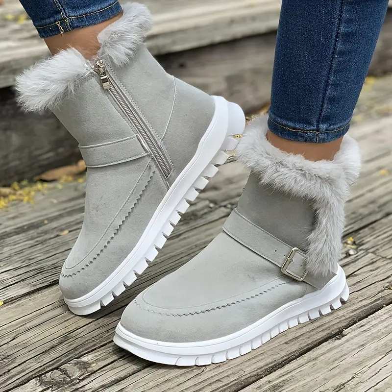Chaussons D'hiver Épais De Style Coréen