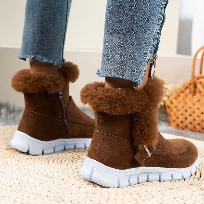 Chaussons D'hiver Épais De Style Coréen
