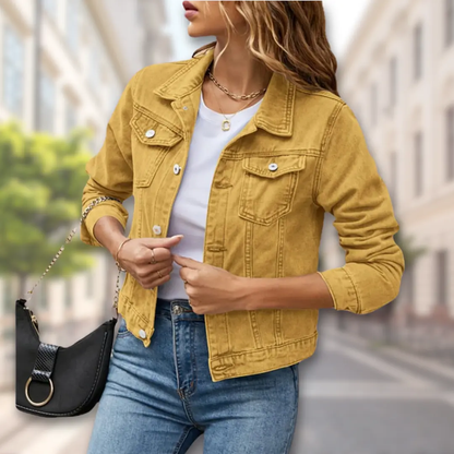 Chic Button-Up Jacket for Women – Effortlessly Stylish & Versatile-Caliboot