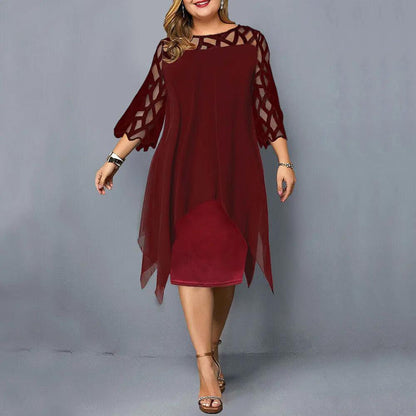 Chic Midi Dress for Women – Elegant & Versatile-Caliboot
