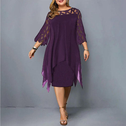Chic Midi Dress for Women – Elegant & Versatile-Caliboot
