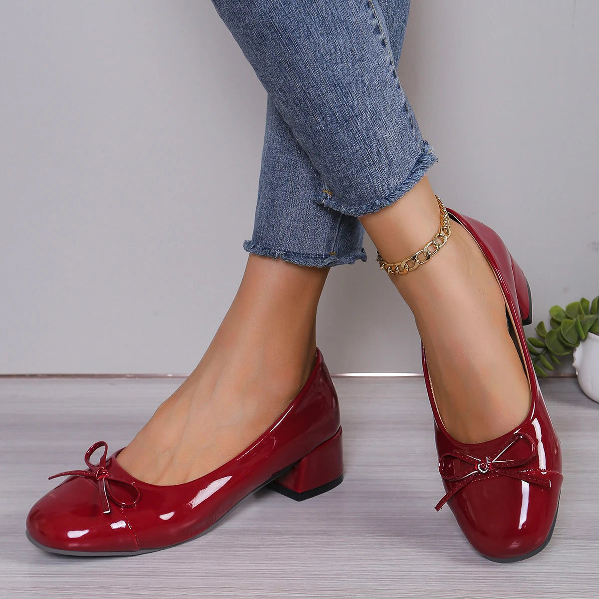 Chic Platform Heels for Women – Elegant Bow-Knot Design & Comfortable All-Day Wear