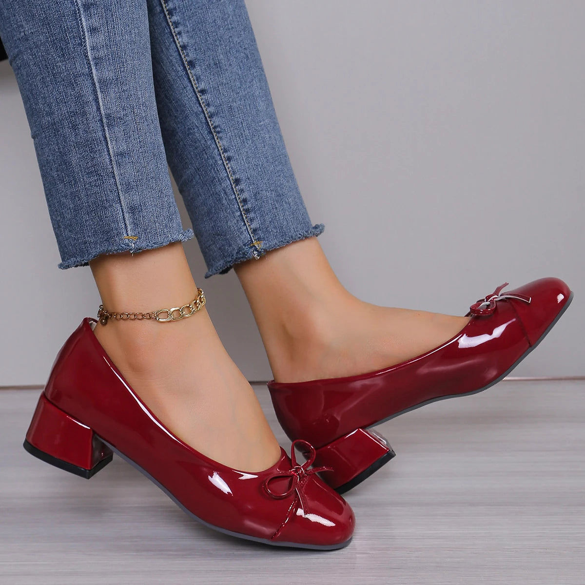 Chic Platform Heels for Women – Elegant Bow-Knot Design & Comfortable All-Day Wear