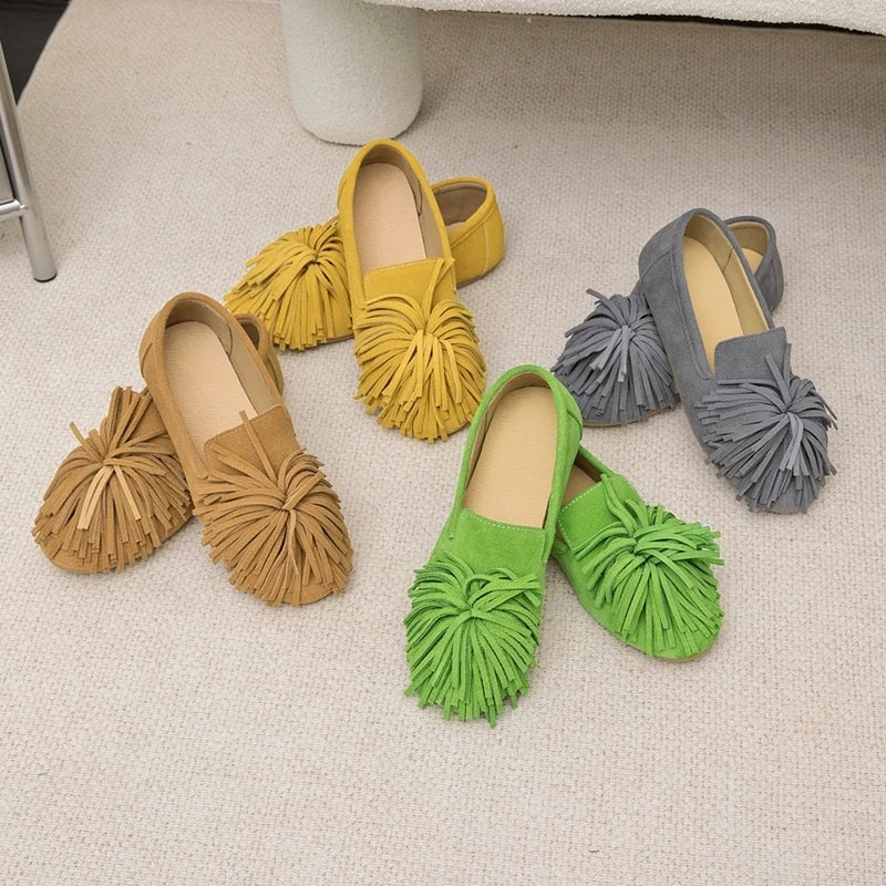 Chic Tassel Loafers for Women – Effortless Style & Comfort