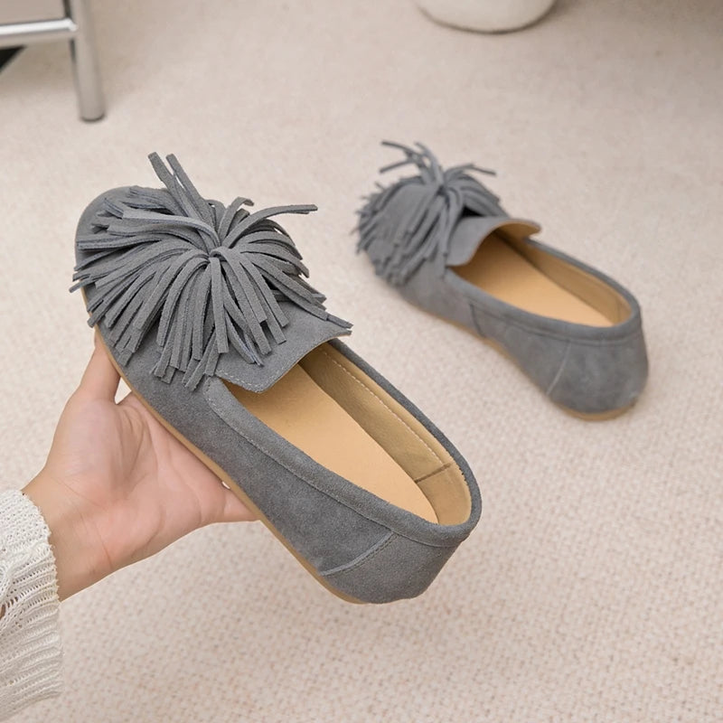 Chic Tassel Loafers for Women – Effortless Style & Comfort