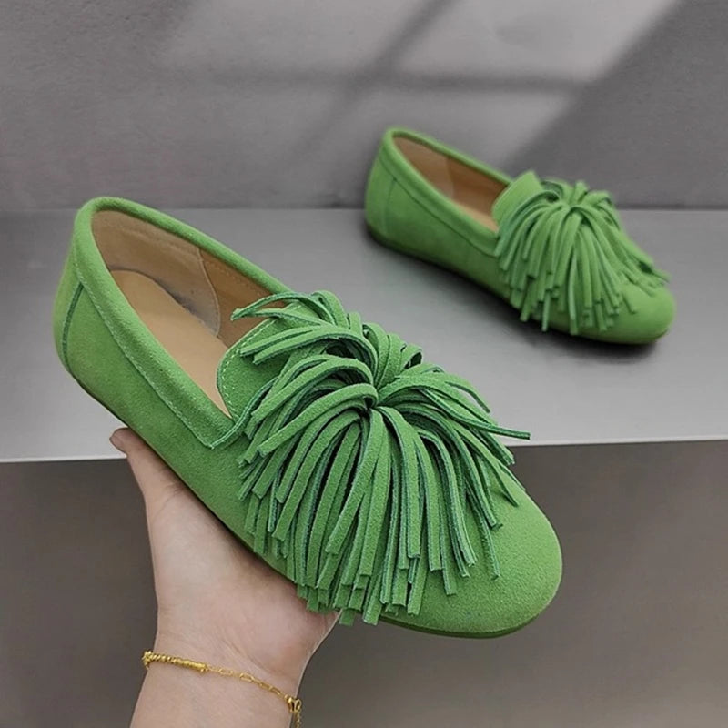 Chic Tassel Loafers for Women – Effortless Style & Comfort