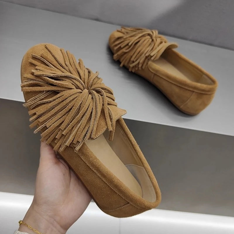 Chic Tassel Loafers for Women – Effortless Style & Comfort