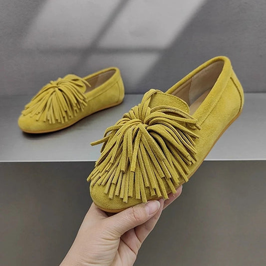 Chic Tassel Loafers for Women – Effortless Style & Comfort