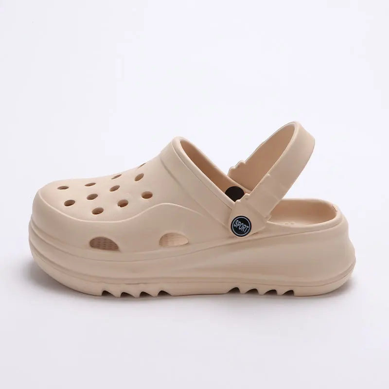 Chunky Platform Clogs for Women – Stylish & Non-Slip Comfort