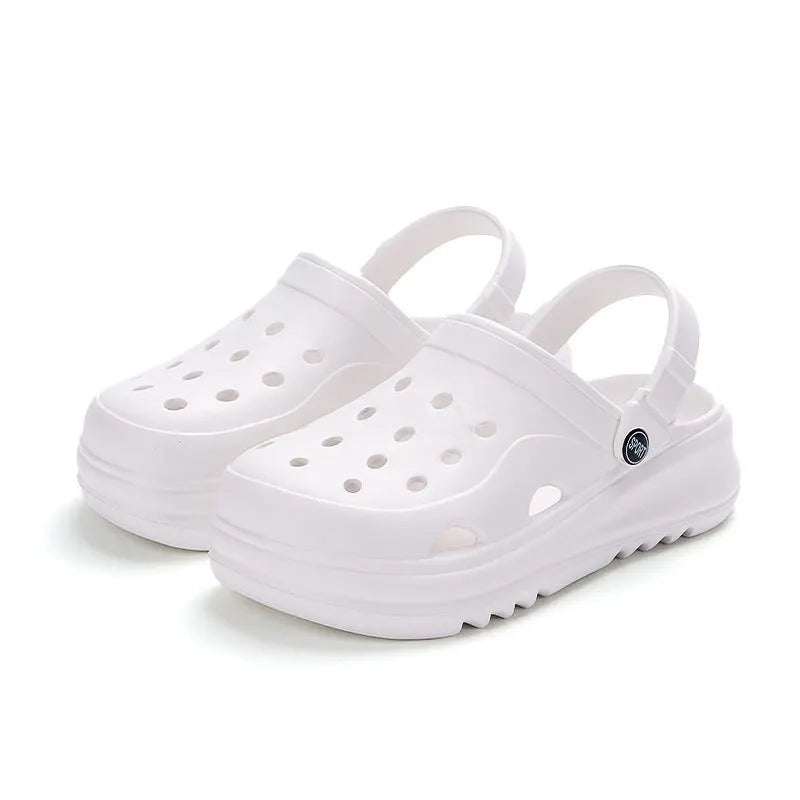 Chunky Platform Clogs for Women – Stylish & Non-Slip Comfort