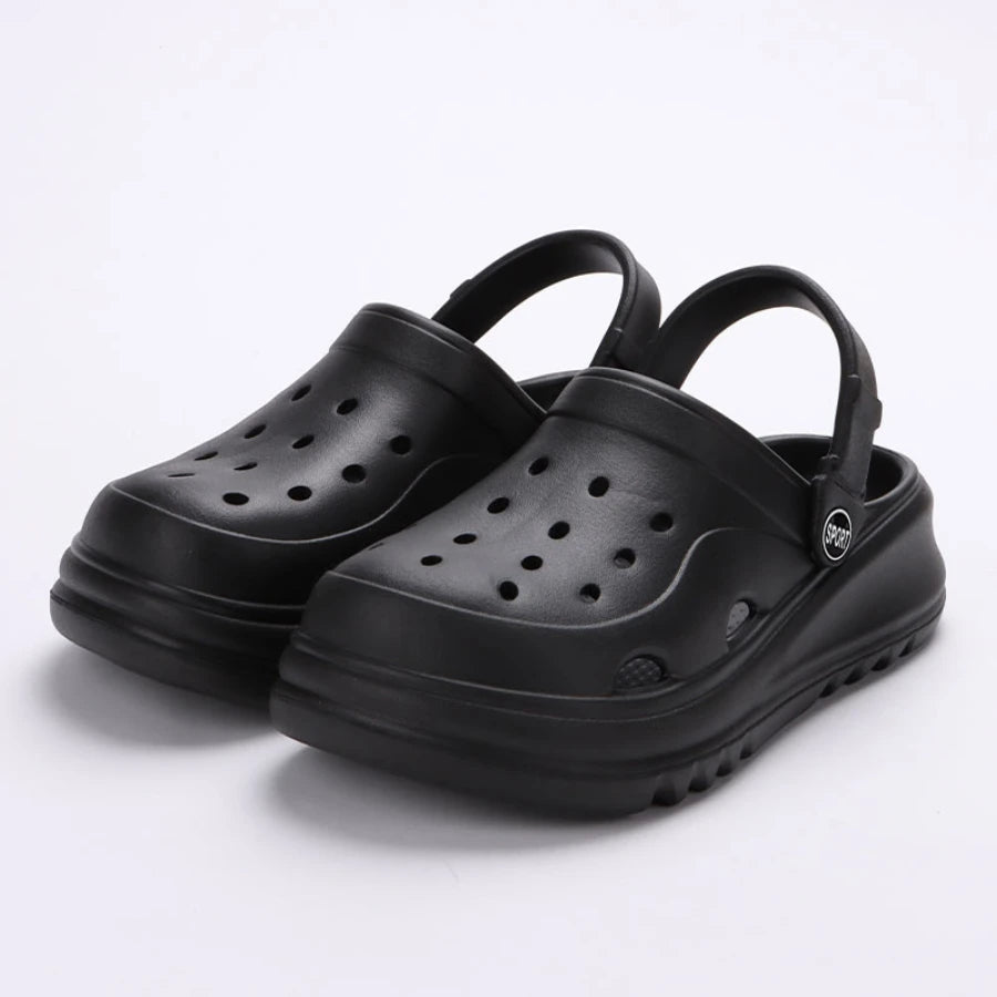 Chunky Platform Clogs for Women – Stylish & Non-Slip Comfort
