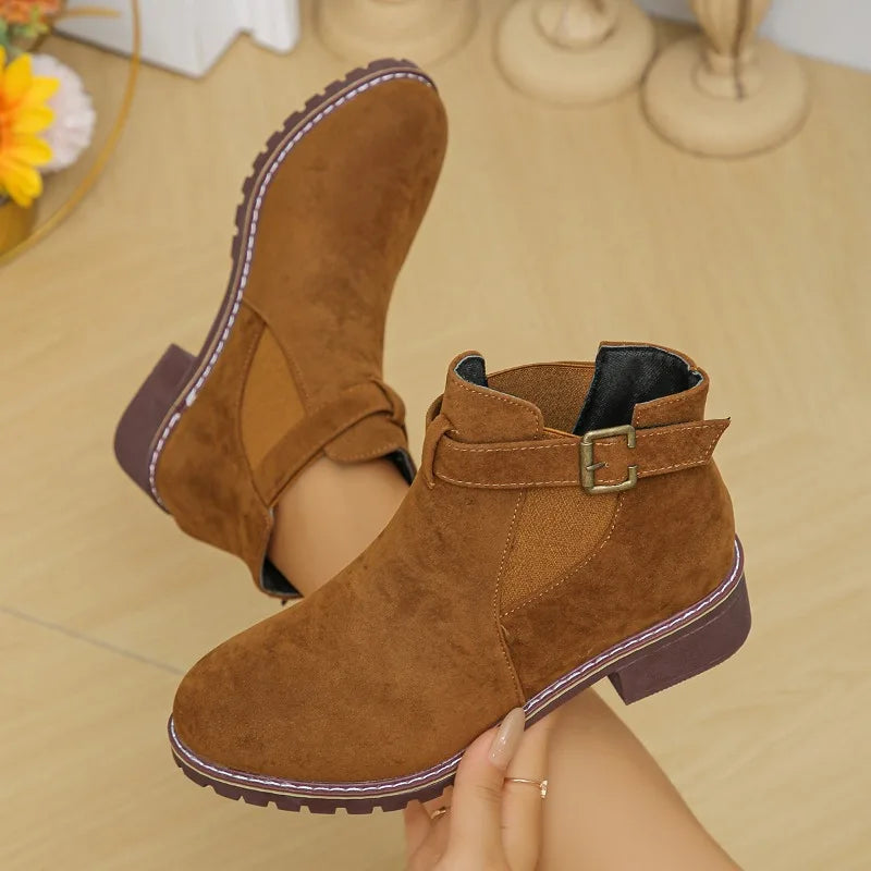 Chunky Heel Winter Boots for Women – Stylish, Warm & Cozy