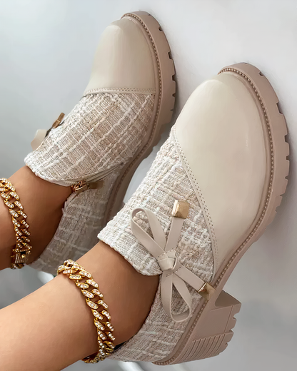 Chunky Heels with Closed Toe for Women – Stylish & Comfortable