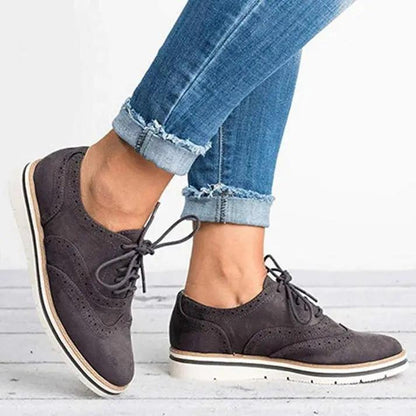 Classic Brogue Trainers for Women – Stylish & Comfortable All-Day Wear-Caliboot