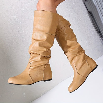 Classic Round Toe Ankle Boots for Women – Effortless Style & Comfort
