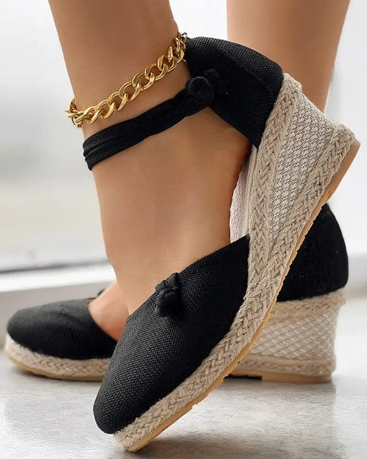 Closed Toe Wedge Espadrilles for Women – Stylish & Comfortable