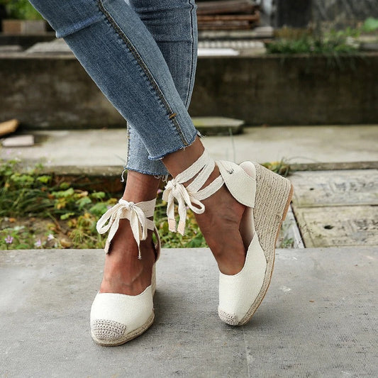 Closed-Toe Wedge Sandals for Women – Stylish & Comfortable for Any Occasion
