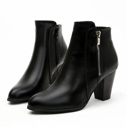 Coarse Heeled Fashion Boots for Women – Stylish & Comfortable