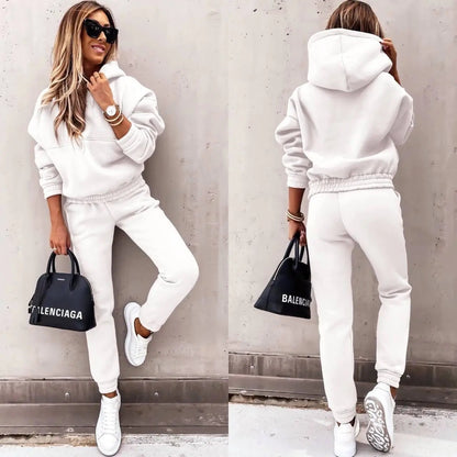 Cozy Hoodie and Jogger Set for Women – Effortless Style & Comfort-Caliboot
