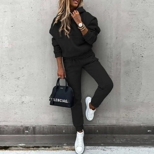 Cozy Hoodie and Jogger Set for Women – Effortless Style & Comfort-Caliboot