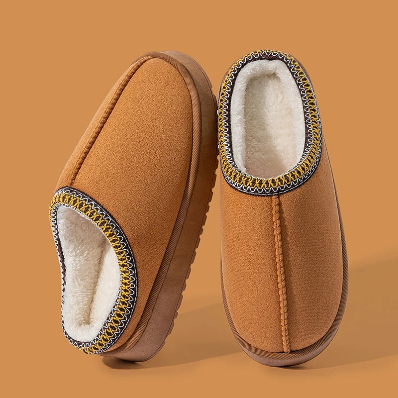 Cozy Plush Slippers for Women – Warm & Non-Slip Design