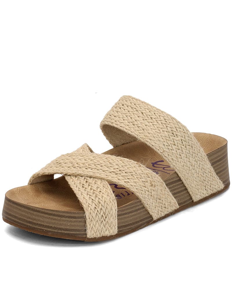 Crisscross Wedge Sandals for Women – Chic & Comfortable Design