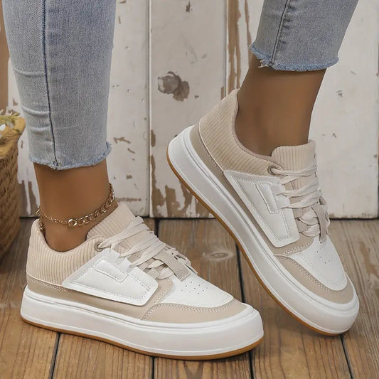 Cushioned Knit Sneakers for Women – Comfortable & Stylish
