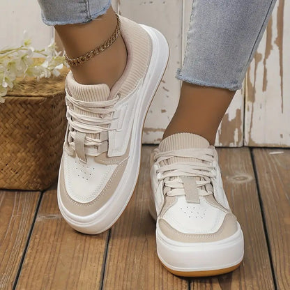 Cushioned Knit Sneakers for Women – Comfortable & Stylish